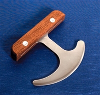 Knives with angled blades or handles