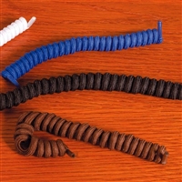 coiled shoelaces