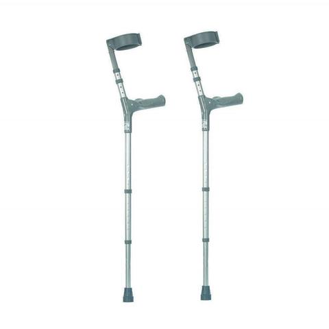 Double Adjustable Elbow Crutches With Comfy Handle