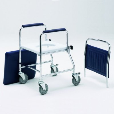 Mobile Commode With Detachable Backrest 1