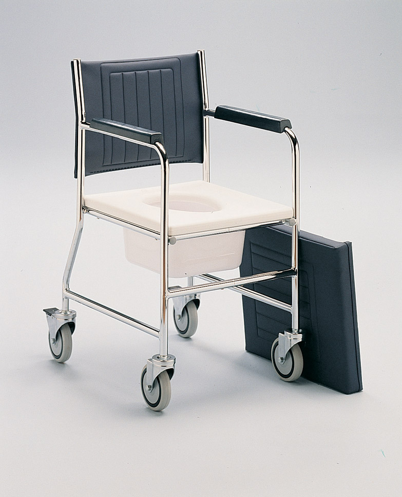 Mobile Commode With Detachable Backrest 3