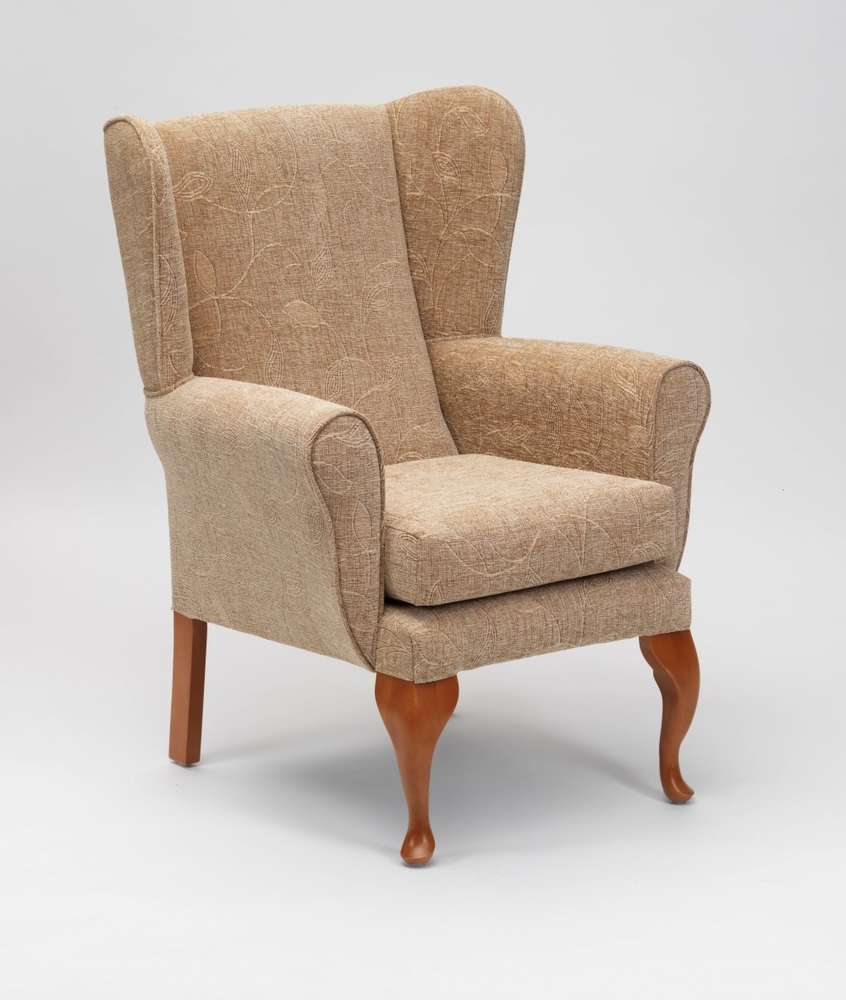 Queen anne fireside discount chair