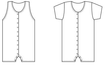 Combined Vests And Pants