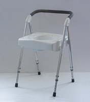 Voyager Folding Commode Chair 2