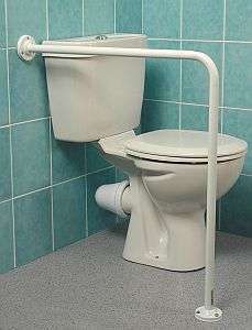 Floor To Wall Toilet Support Rail 1