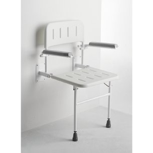 Wall Mounted Seat With Arms 1