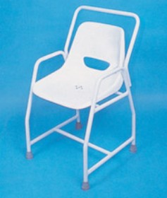 Adjustable Height Stationary Shower Chair 1