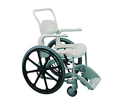 Etac Clean Wheeled Shower Commode Chair 1