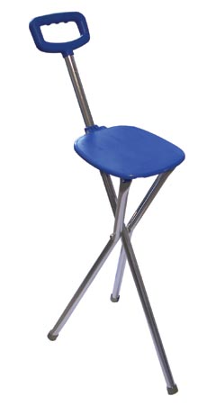 Tri-folding Cane Seat
