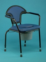 Open Adjustable Commode Chair 1