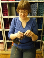Leather Knitting Belt 1