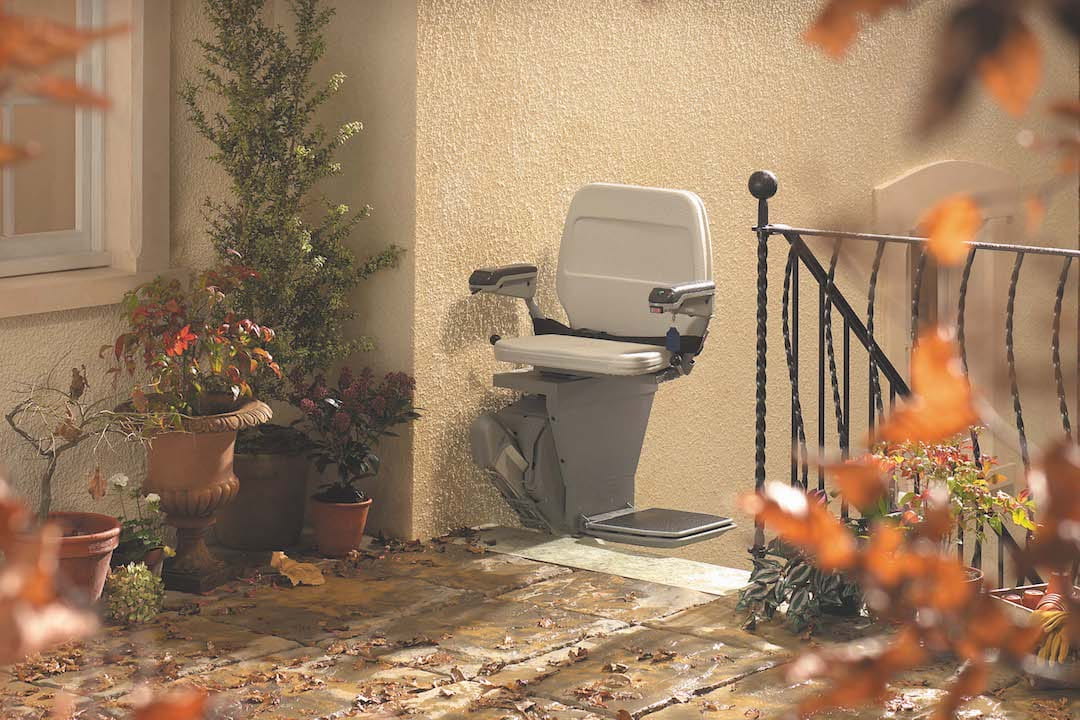Stannah Outdoor Stairlift For Straight Stairs