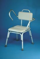 Padded Shower Chair With Flip-up Armrests 1
