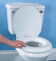 Soft Raised Toilet Seat With Lid