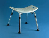 Shower Stool With Contour Seat 1