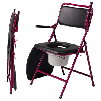 Homecraft Deluxe Comfort Folding Commode Chair 2