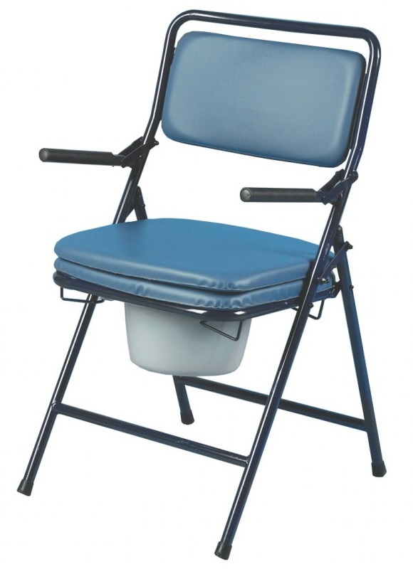 Homecraft Deluxe Comfort Folding Commode Chair 1