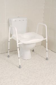 Bariatric Toilet Frame With Raised Toilet Seat 1