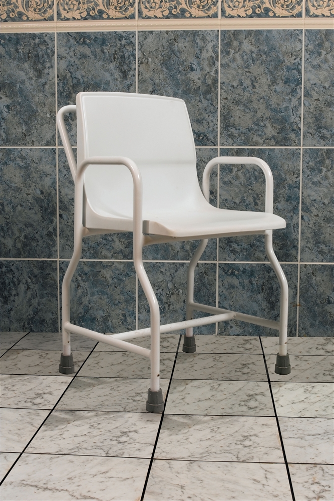 Portable Shower Chair With Rubber Feet 1
