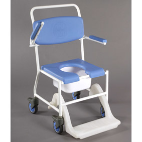 NRS Healthcare Mobile Shower Commode Chair 1