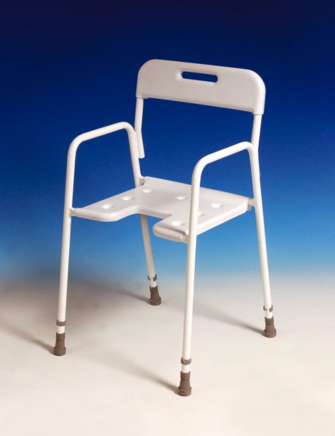 Adjustable Height Shower Chair 1