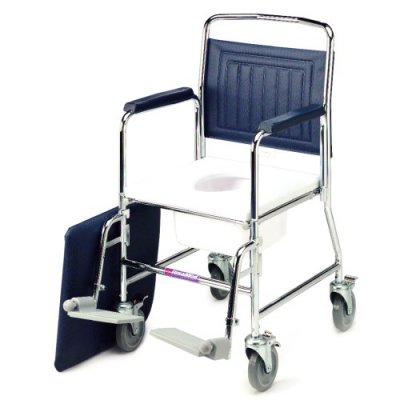 Mobile Commode With Drop Arm 1