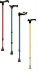 Kowsky Adjustable Coloured Walking Sticks