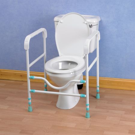Living Made Easy - Prima Flat Pack Horseshoe Toileting Commode)
