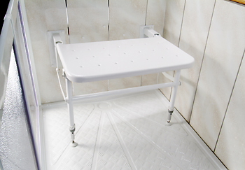 Wall Fixed Folding Extra Wide Shower Seat 1