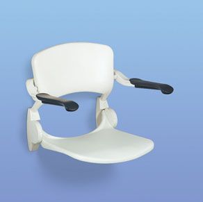 Linido Shower Seat With Backrest And Armrest 1