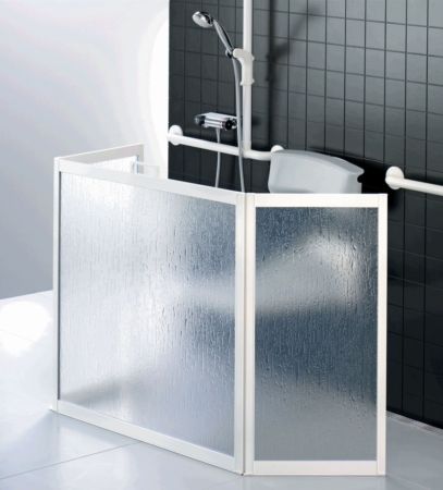 Two Panel Portable Shower Screen