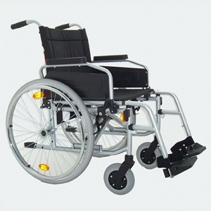 Heavy Duty Self Propelled Wheelchair With Attendant Brakes