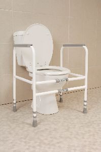 NRS Healthcare Width Adjustable Economy Toilet Frame 1