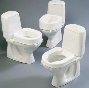 Etac Hi-loo Raised Toilet Seat With Brackets 1