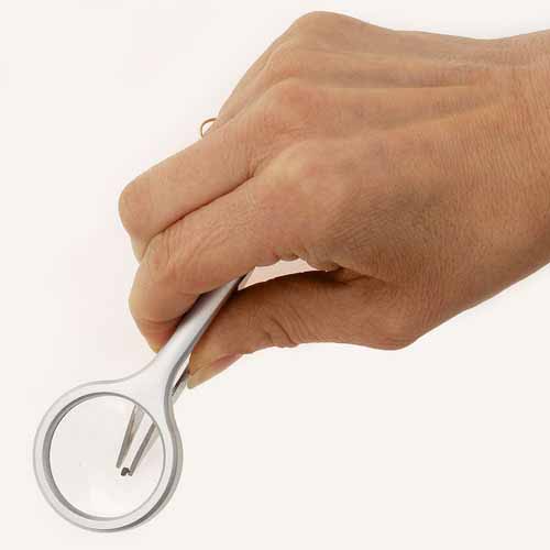 Led Lighted Tweezers And Magnifier