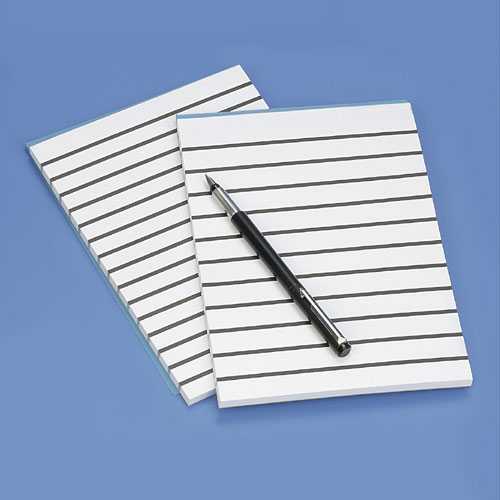 A5 Writing Pads With Bold Lines 1