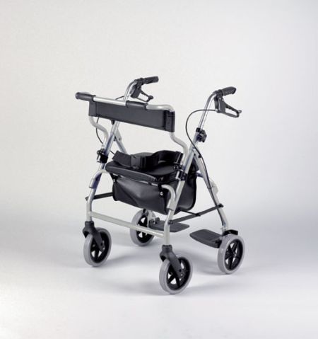 NRS Healthcare 2 in 1 Rollator and Transit Chair 2