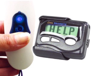 Push Button Fob Style Message Transmitter And Pager 1