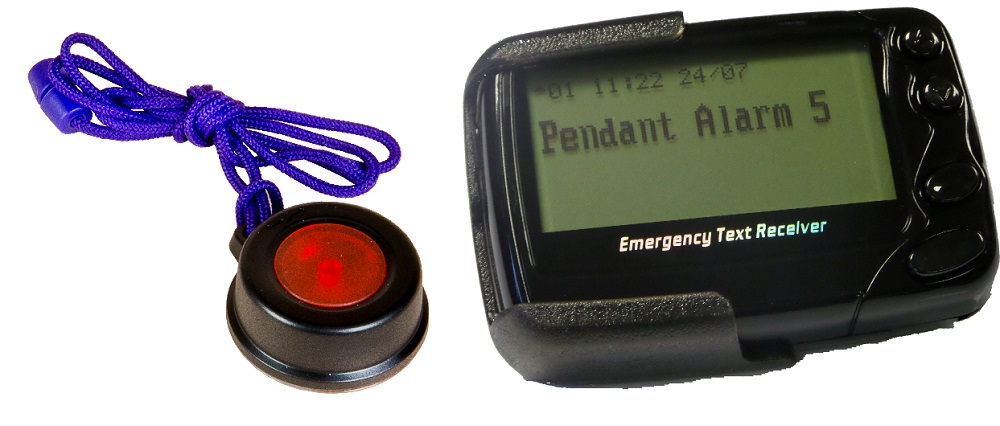 Push Button Fob Style Message Transmitter And Pager 2