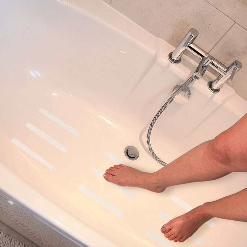 Tenura Aqua Safe Anti Slip Bath And Shower Sticker Strips 5