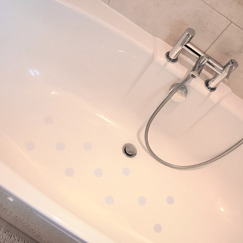 Tenura Aqua Safe Anti-slip Shower And Bath Circular Stickers 1