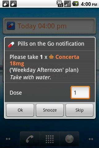 Pills On The Go Pill Reminder App 2