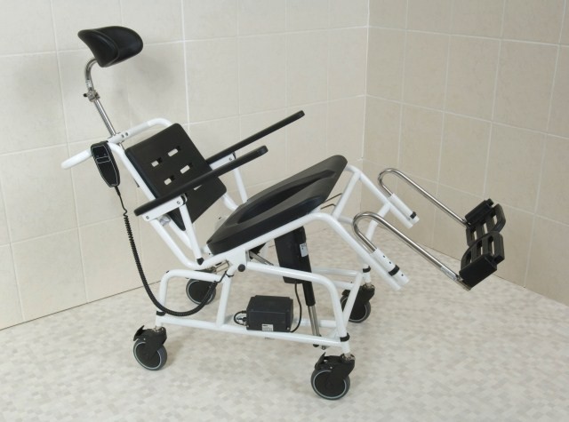 Combi Tilt-In-Space Shower Chair - Heel and Calf Strap 1