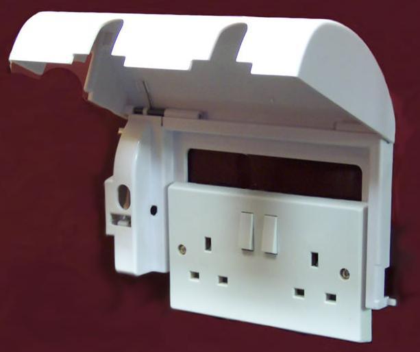 Lockable Plug Cover For Double Sockets 1