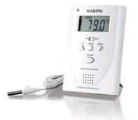 Talking Thermometer With Indoor Outdoor Temperature Announcement