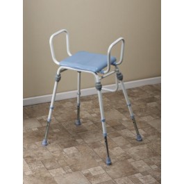Compact Easy Modular Polyeurathane Perching Stool With Arms 2