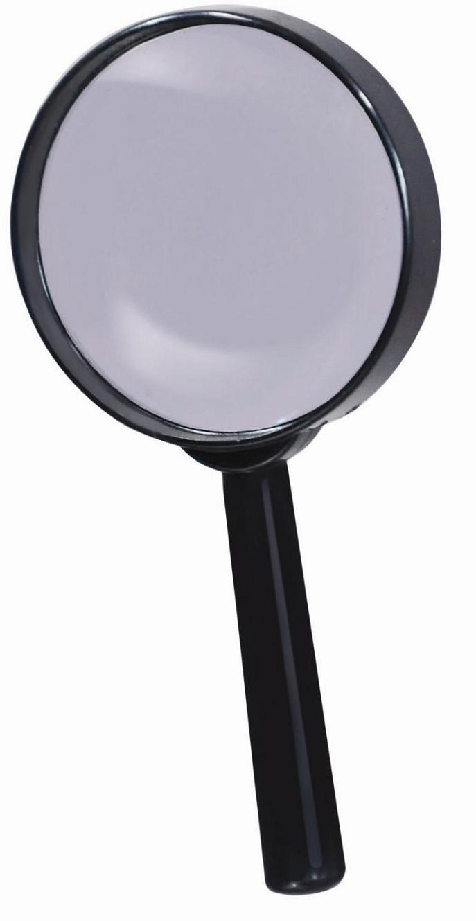 Large Field Round Biconvex Hand-held Magnifier - Low Vision Supply