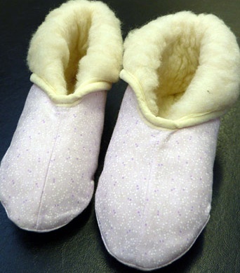 Lambswool Bed Bootees 1