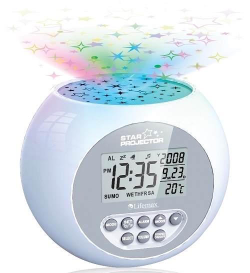 Star Projector Clock With Nature Sounds 1