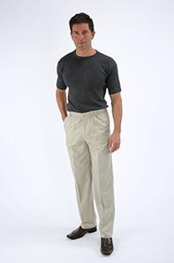 Mens Fully Elasticated Waist Trousers 1